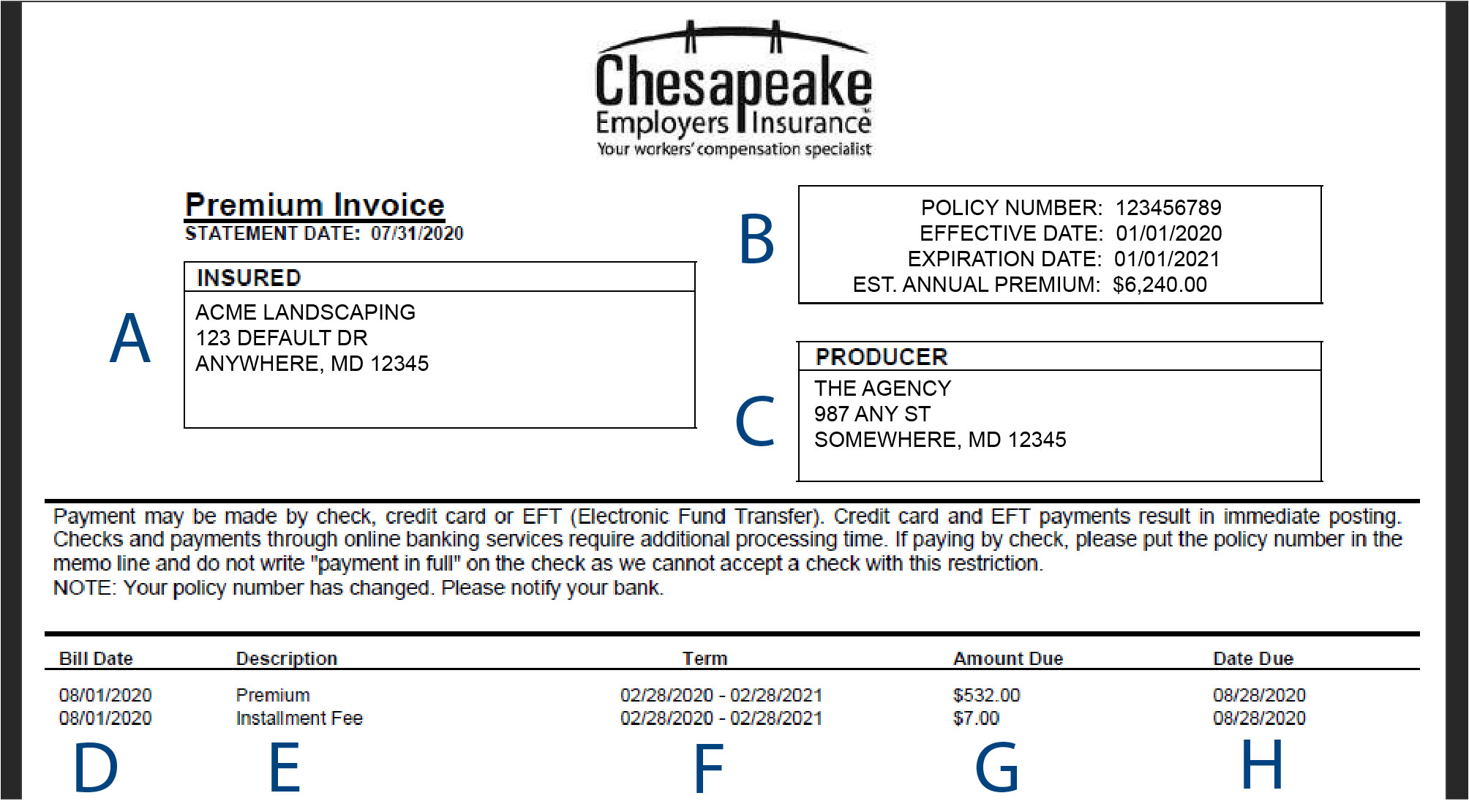 invoice example